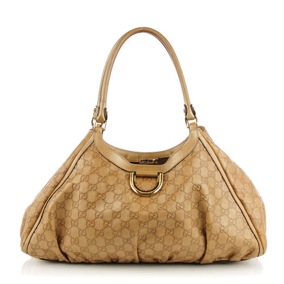 Gucci Guccissima Large D Gold Shoulder Bag Off Gold 1 of 7