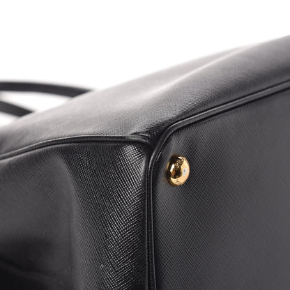 Prada Saffiano Large Galleria Double Zip Tote Black 9 of 15