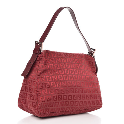 Fendi Zucchino Mama Baguette Red 3 of 7