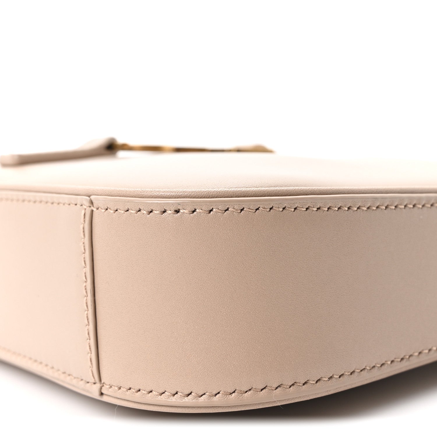 Saint Laurent Vegetable Le 5 A 7 Mini Hobo Dark Beige 10 of 10