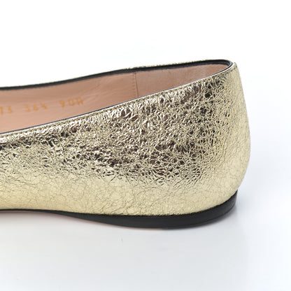 Gucci Galassia GG Marmont Fringe Flats 36.5 Platino 15 of 21