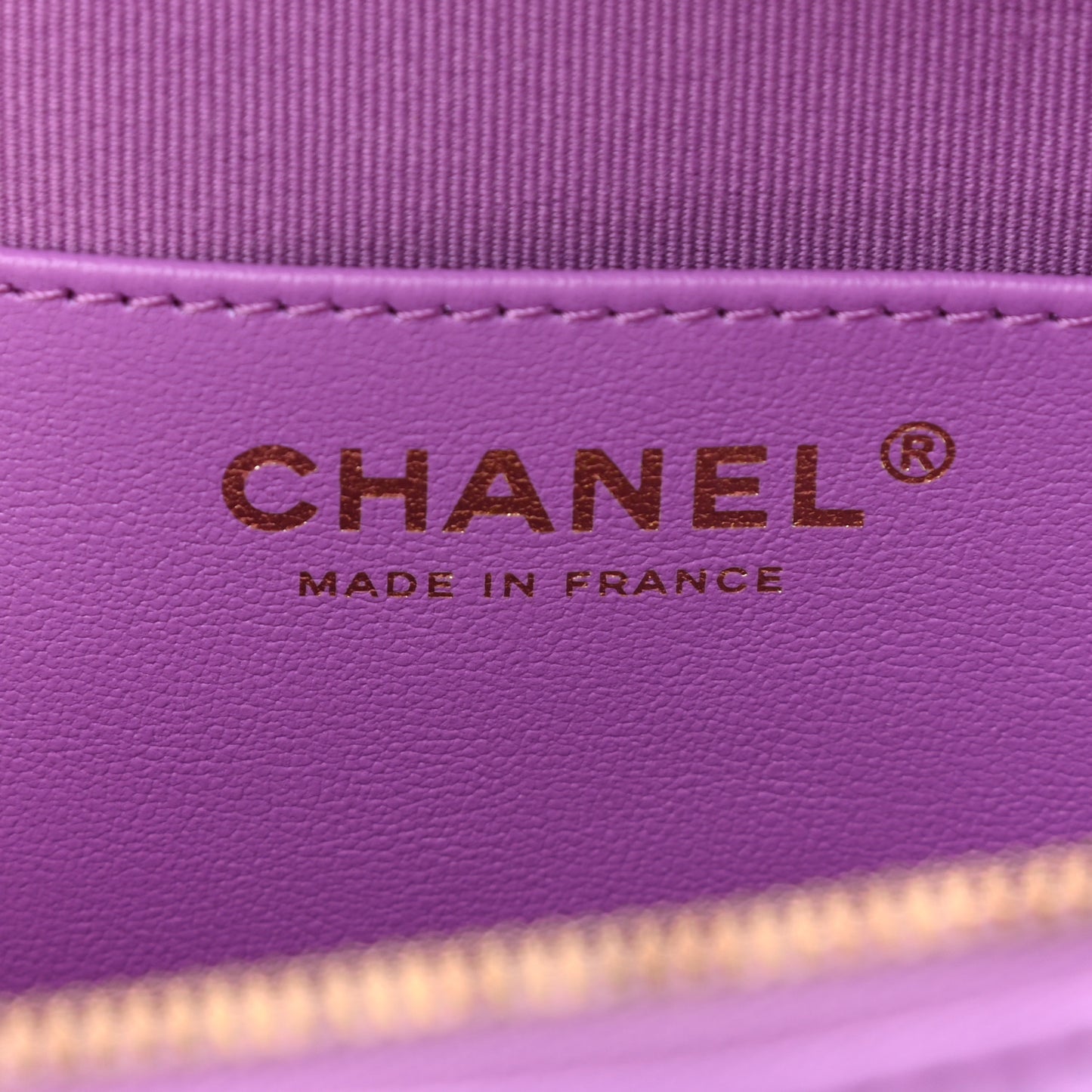 Lambskin Quilted CC In Love Heart Bag Purple