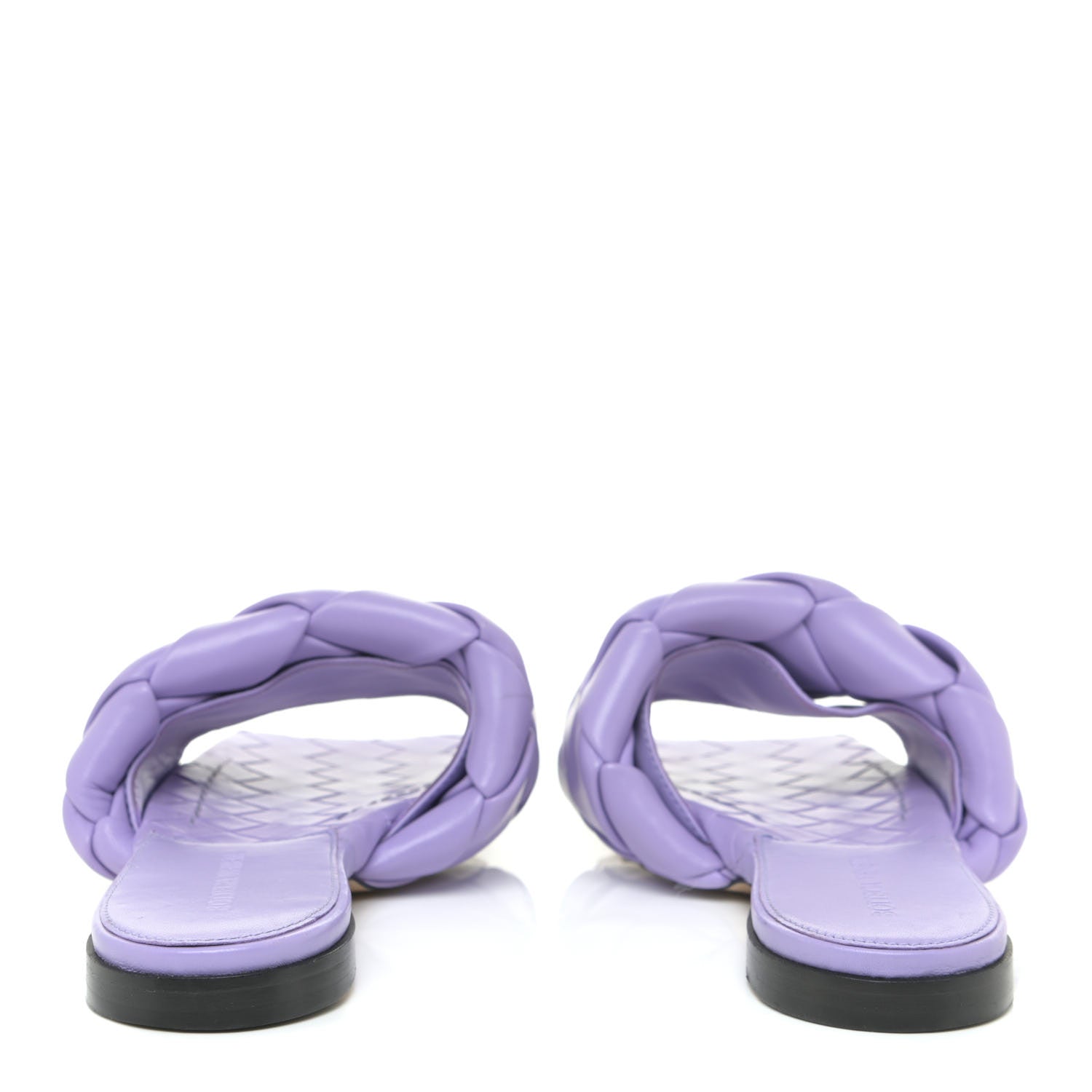 Bottega Veneta Nappa Maxi Intrecciato Lido Flat Sandals 37 Wisteria 4 of 14