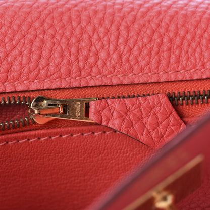 Hermes Togo Kelly Retourne 35 Rose Jaipur 17 of 35