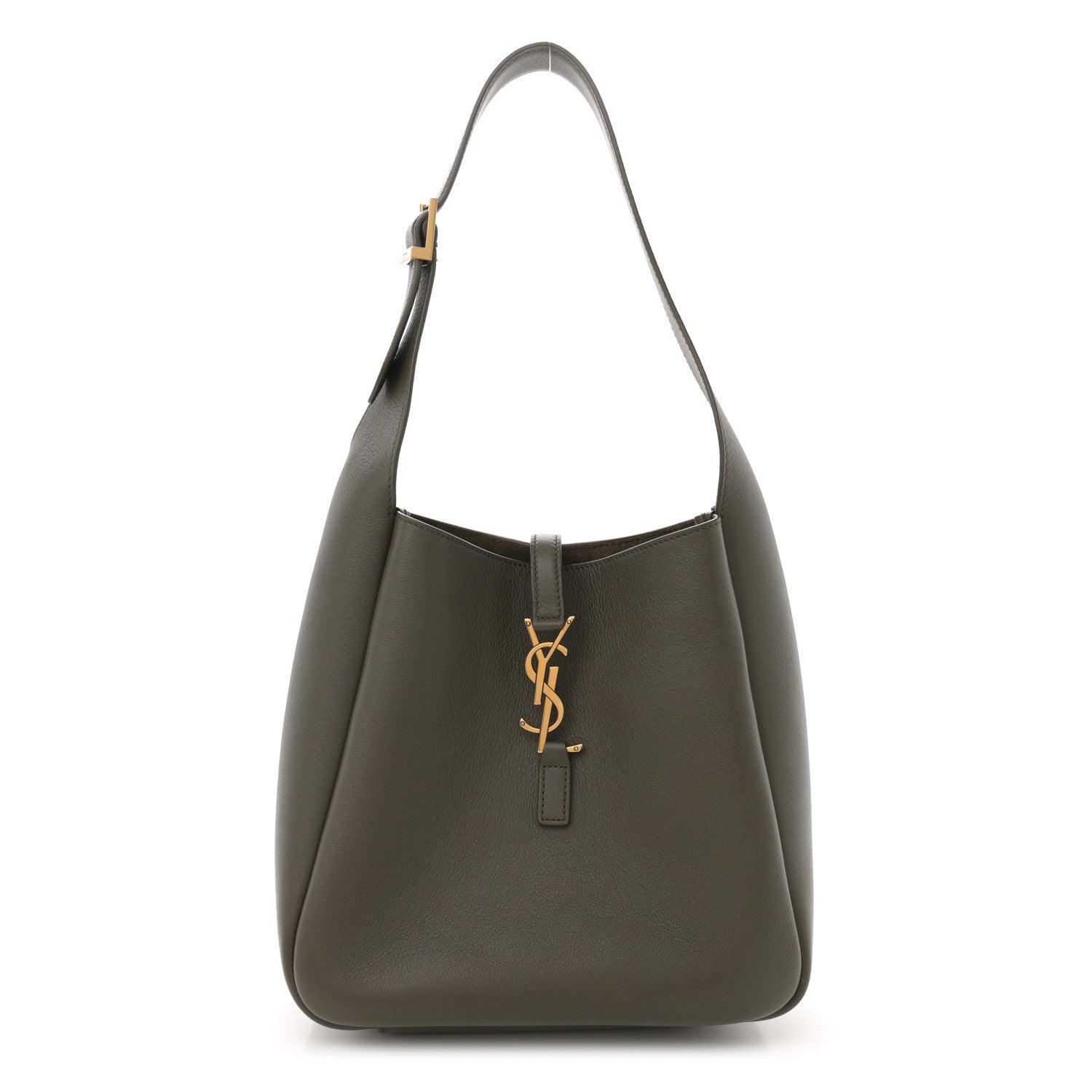 Saint Laurent Supple Calfskin Small Le 5 A 7 Soft Hobo Light Musk 1 of 10