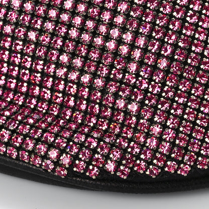 Alexander Wang Rhinestone Mesh Mini Attica Belt Bag Prism Pink 9 of 9