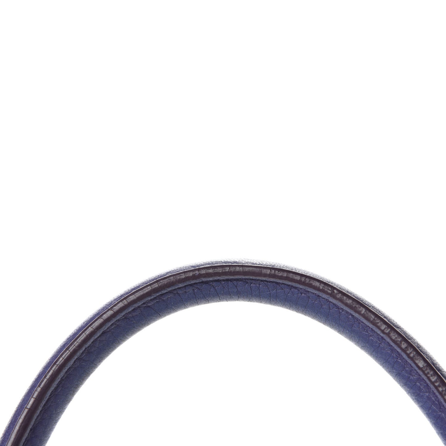 Pebbled Calfskin Zip Up Heroine Tote Purple
