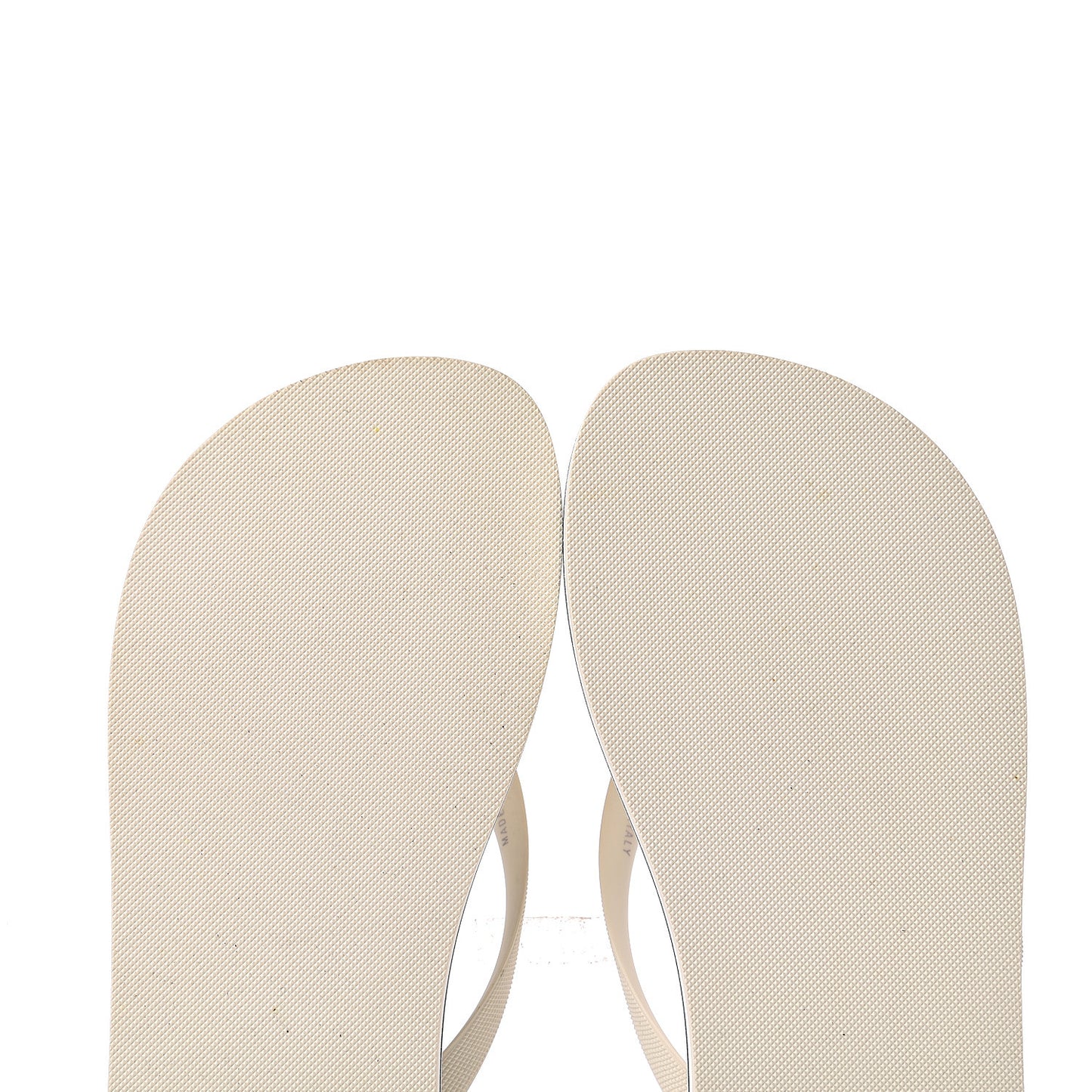 Rubber Molitor Thong Sandals 7 White