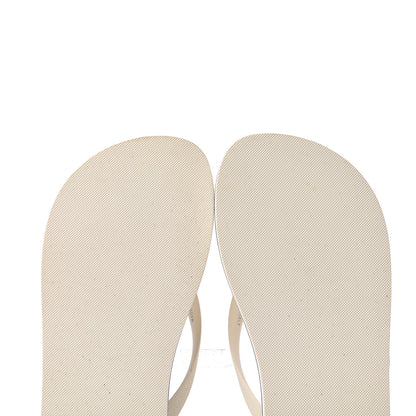 Louis Vuitton Rubber Molitor Thong Sandals 7 White 6 of 8