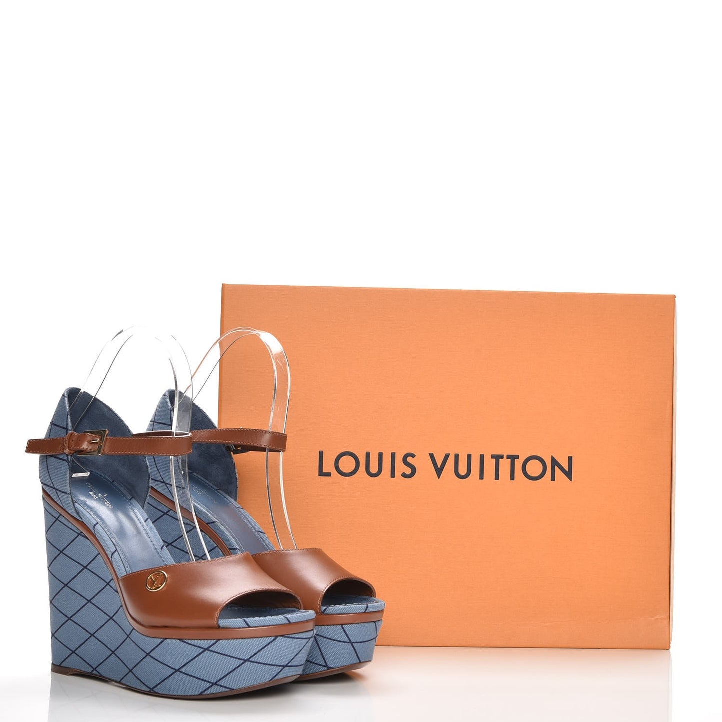 Denim Malletage Blossom Sandal 39