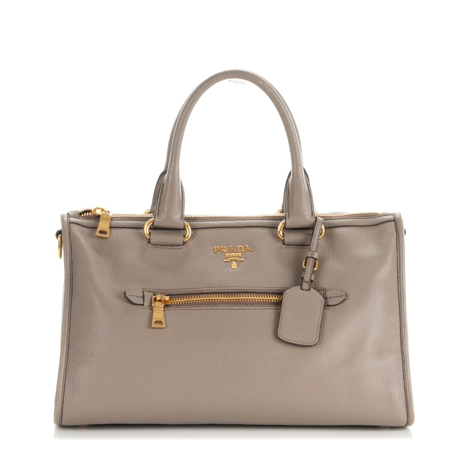 Vitello Daino Shopping Satchel Argilla