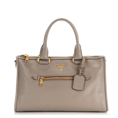 Prada Vitello Daino Shopping Satchel Argilla 1 of 10