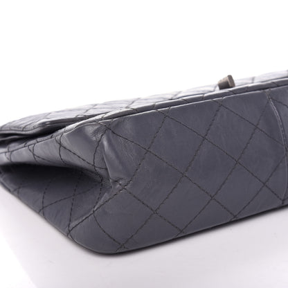 Chanel Aged Calfskin Quilted 2.55 Reissue 226 Flap Grey 8 of 9