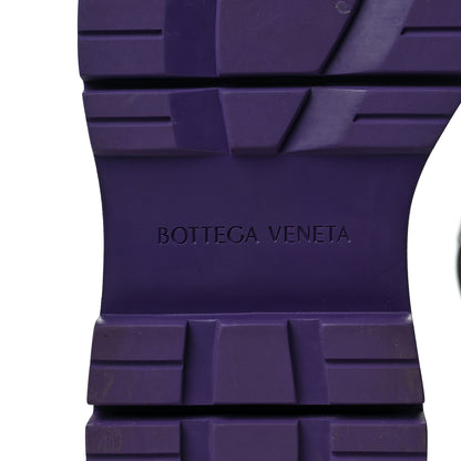 Bottega Veneta Calfskin The Tire Chelsea Boots 38.5 Black Plum 6 of 10