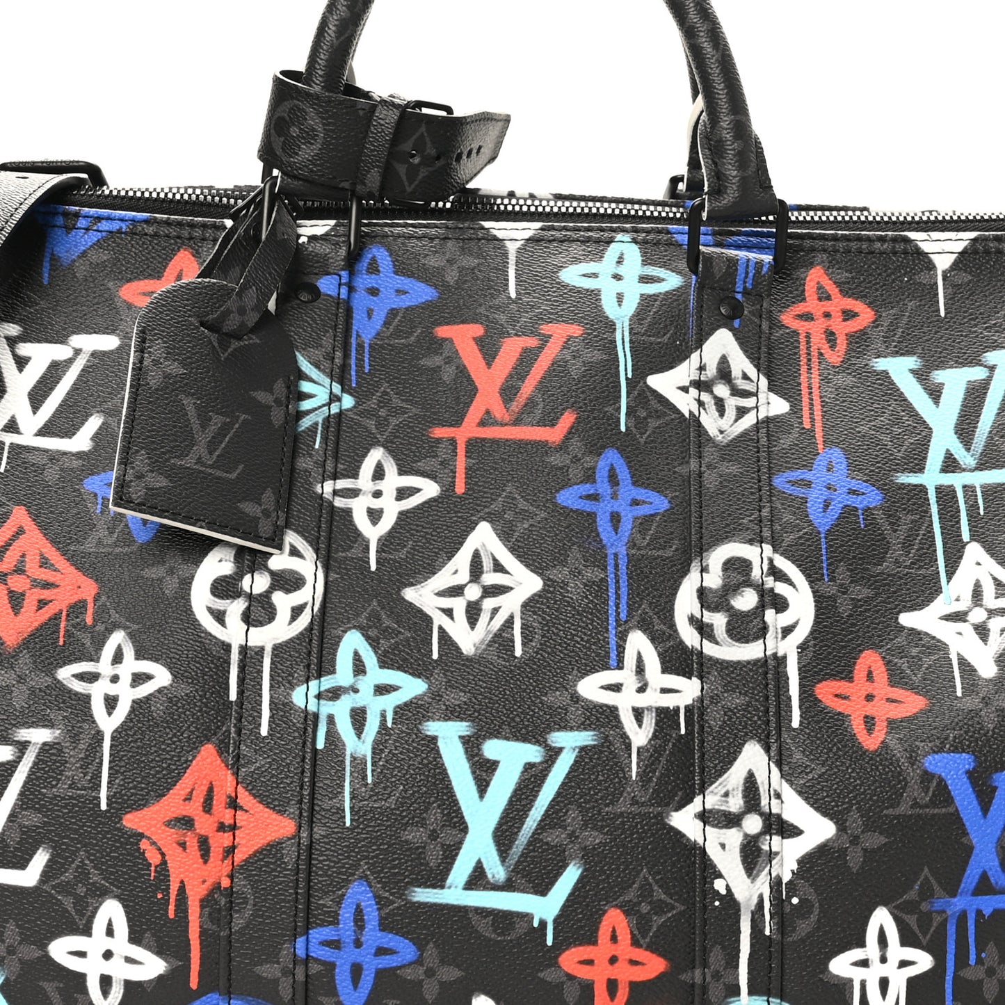 Monogram Eclipse LV Graffiti Keepall Bandouliere 50 Multicolor