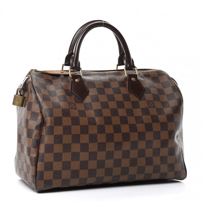 Louis Vuitton Damier Ebene Speedy 30 3 of 10