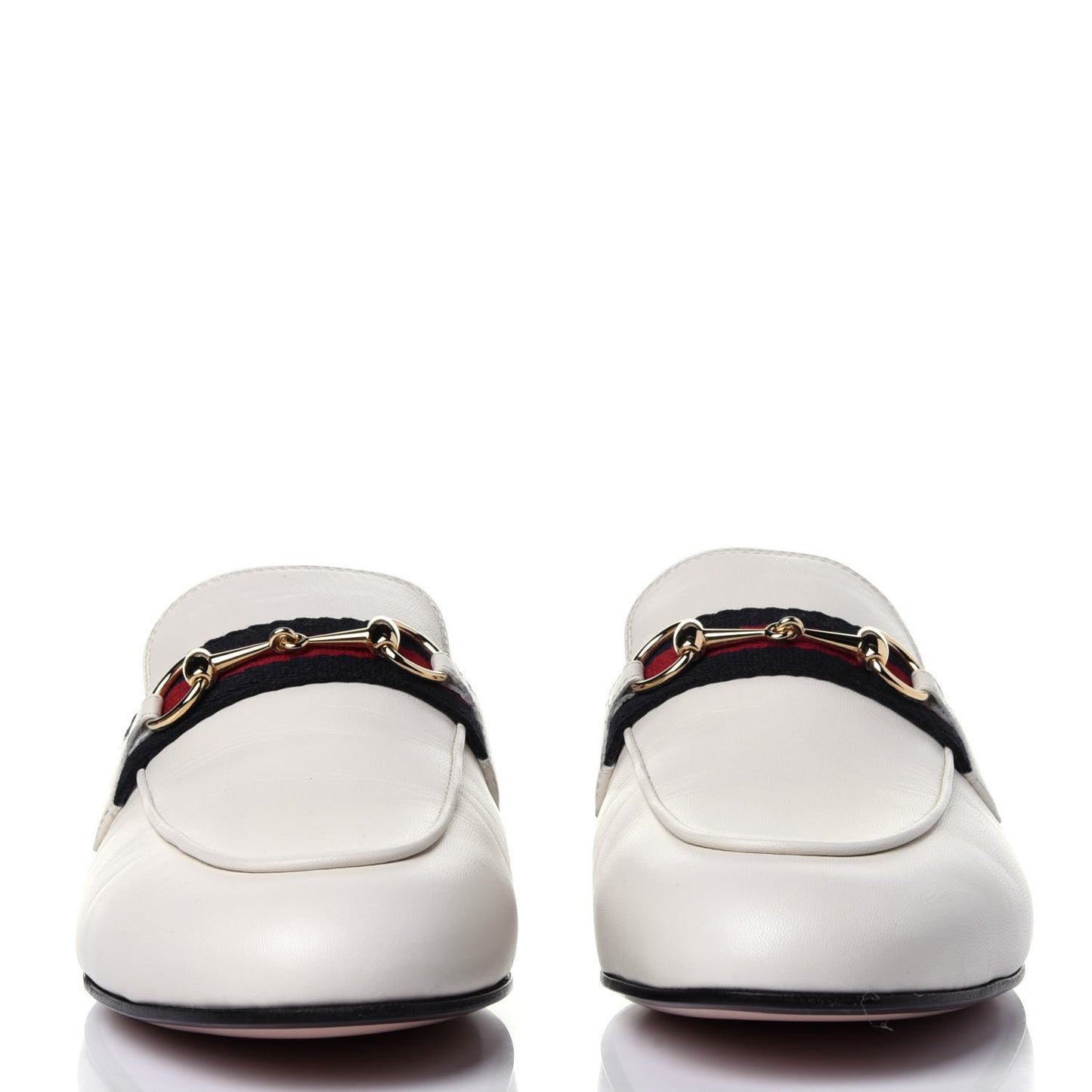 Malaga Kid Web Womens Princetown Slippers 38.5 Mystic White