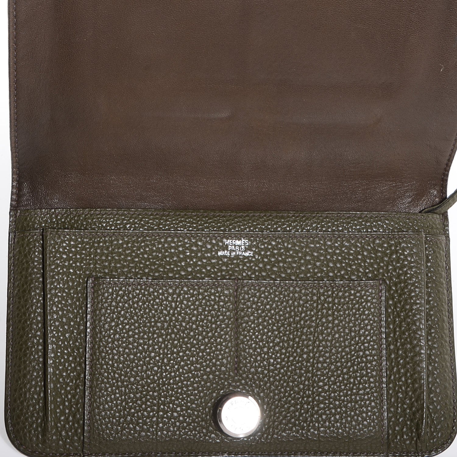 Hermes Togo Dogon Duo Wallet Vert Veronese 7 of 8