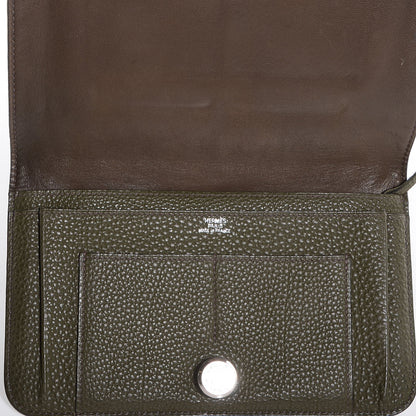 Hermes Togo Dogon Duo Wallet Vert Veronese 7 of 8