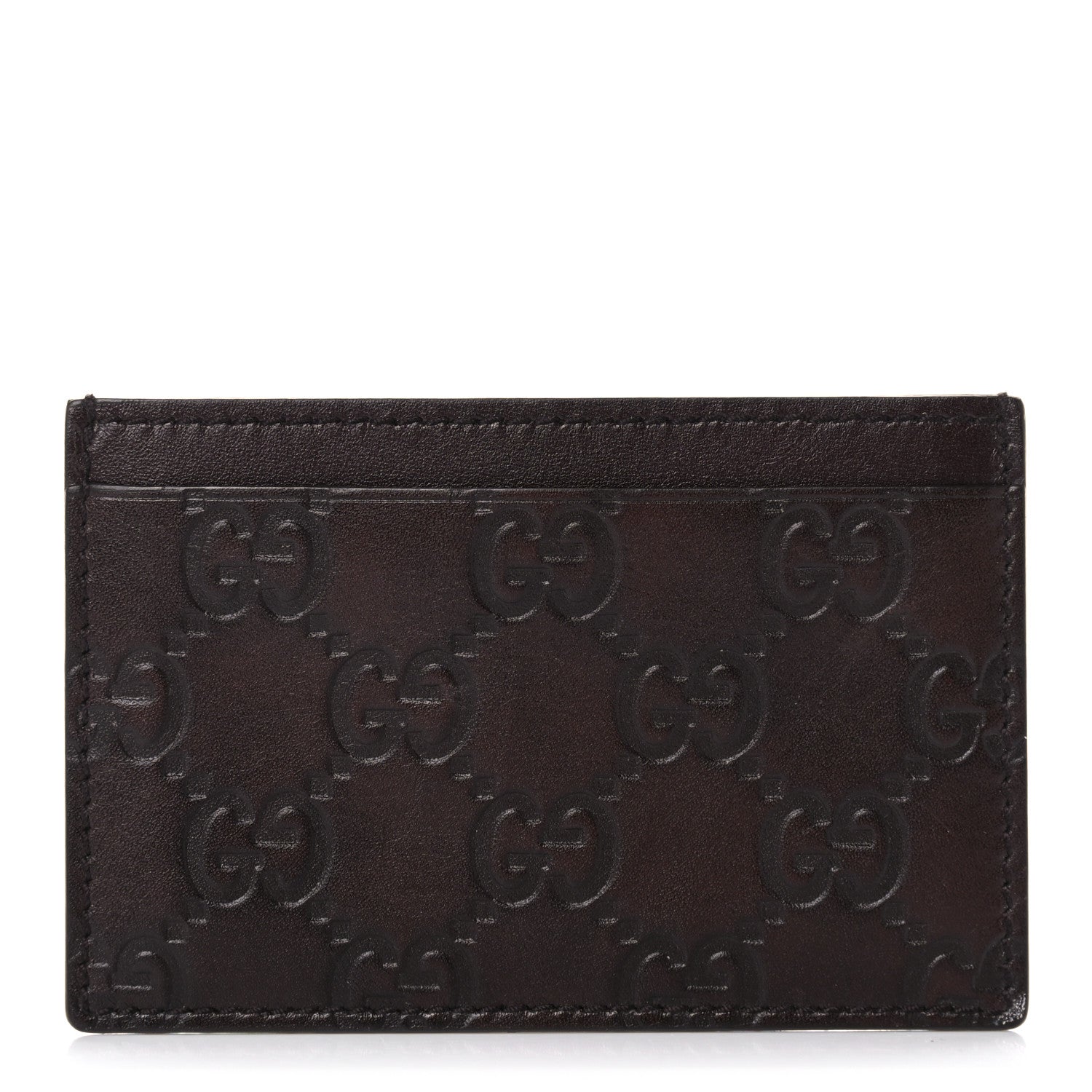 Gucci Guccissima Card Holder Brown 1 of 9