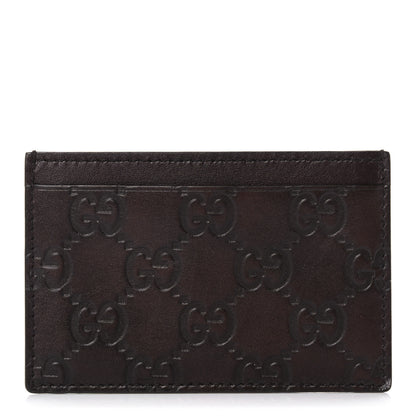Gucci Guccissima Card Holder Brown 1 of 9