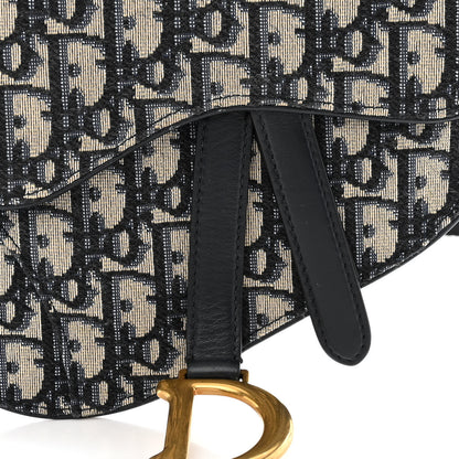 Christian Dior Oblique Saddle Belt Pouch Blue 8 of 11