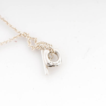 Tiffany Sterling Silver Pearl 7mm Long Necklace 5 of 6