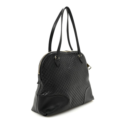 Gucci Soft Microguccissima Medium Bree Shoulder Bag Black 3 of 10