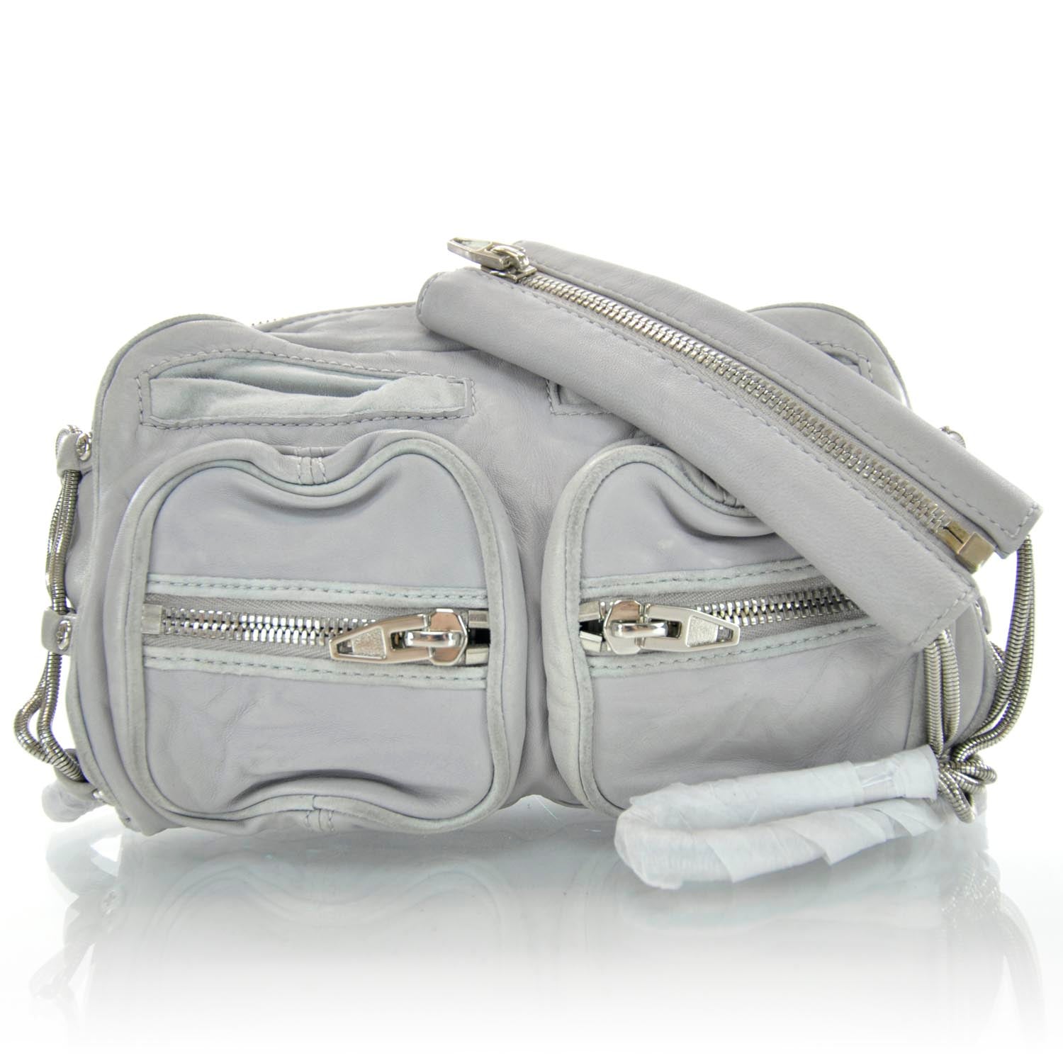 Alexander Wang Leather Brenda Chain Bag Grey 1 of 8