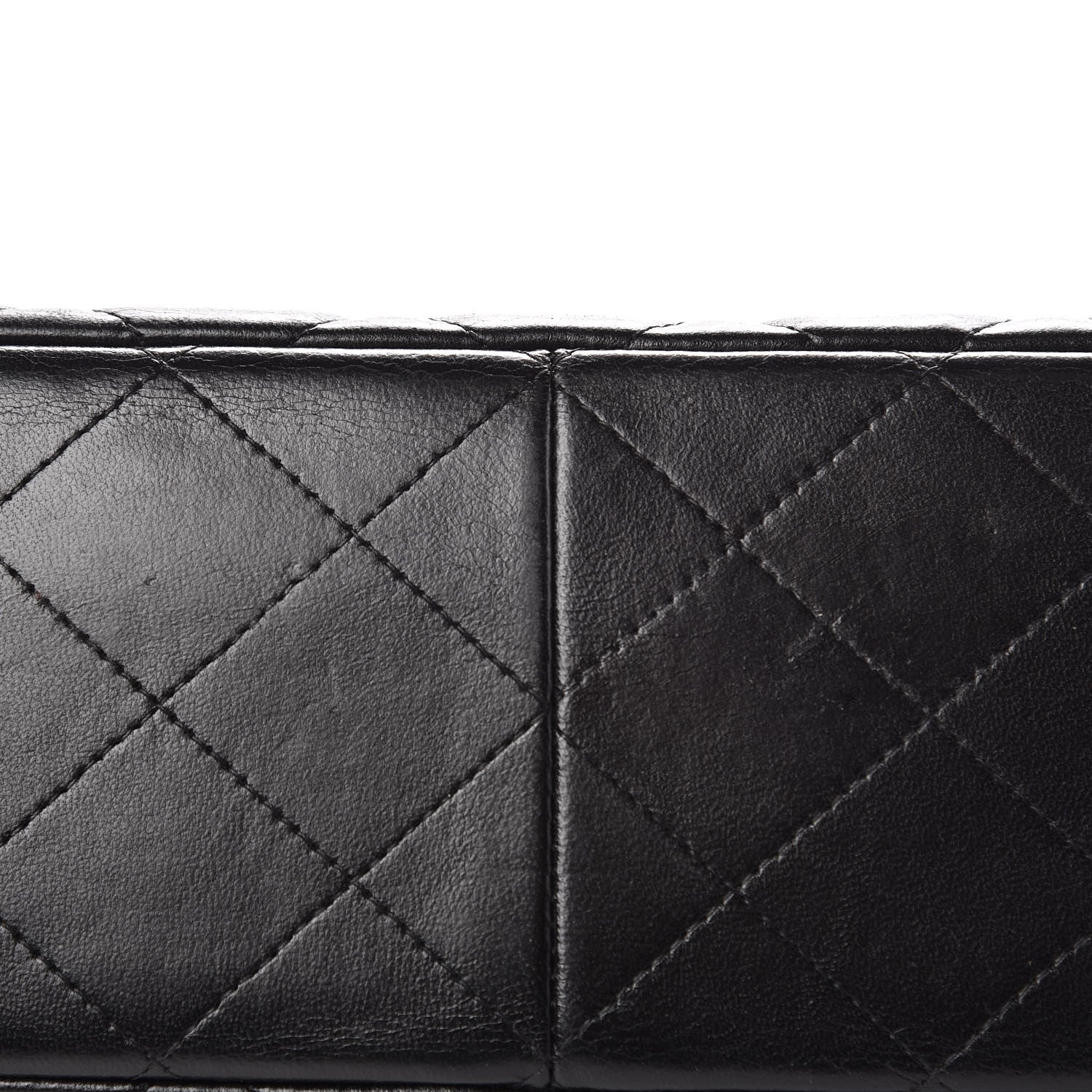 Chanel Lambskin Quilted Jumbo Double Flap Black 13 of 15