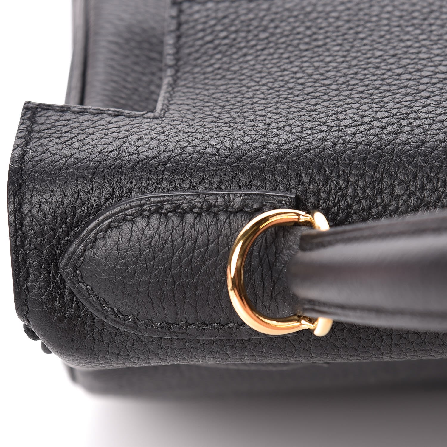 Hermes Togo Kelly Retourne 28 Black 12 of 38