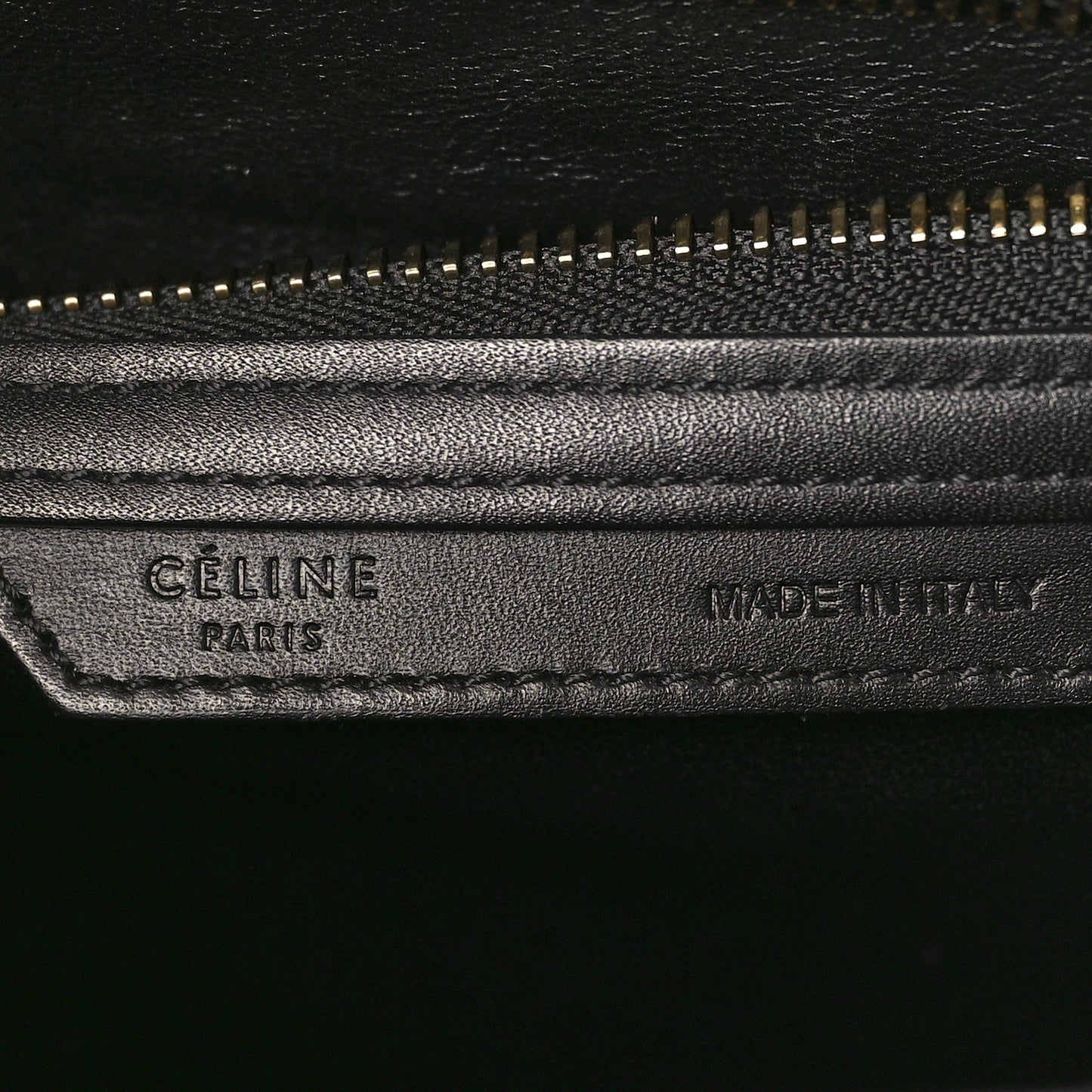 Drummed Calfskin Nubuck Micro Tri-Color Luggage Stone