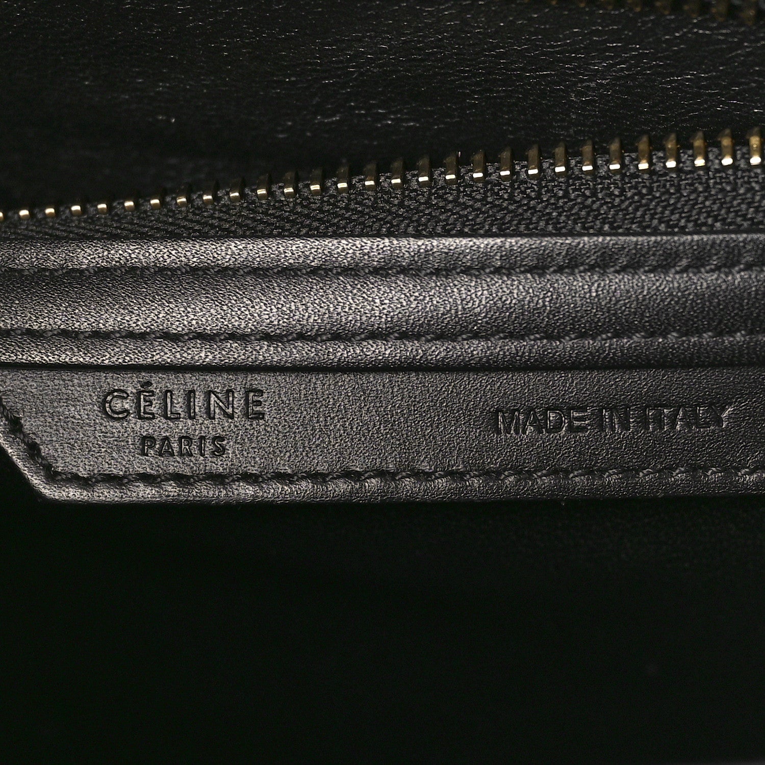 Celine Drummed Calfskin Nubuck Micro Tri-Color Luggage Stone 6 of 9