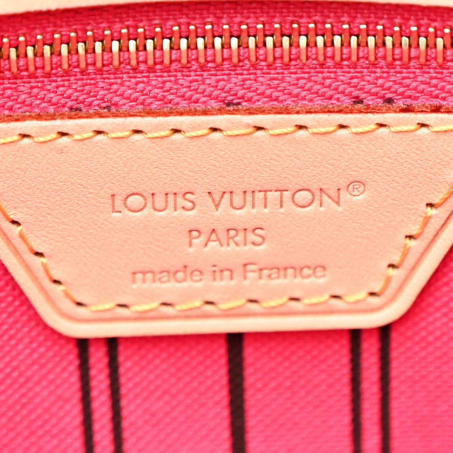 Monogram Inside Out Neverfull Bandouliere MM Rose Pondichery