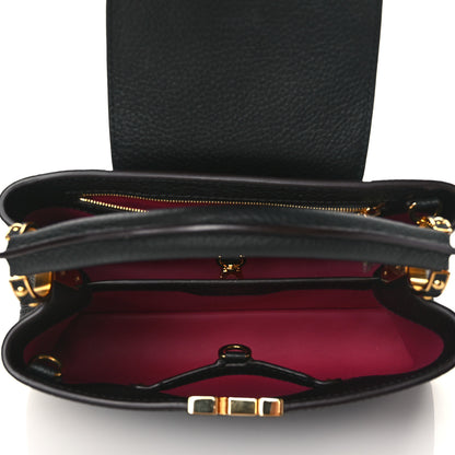 Louis Vuitton Taurillon Capucines BB Black 5 of 9