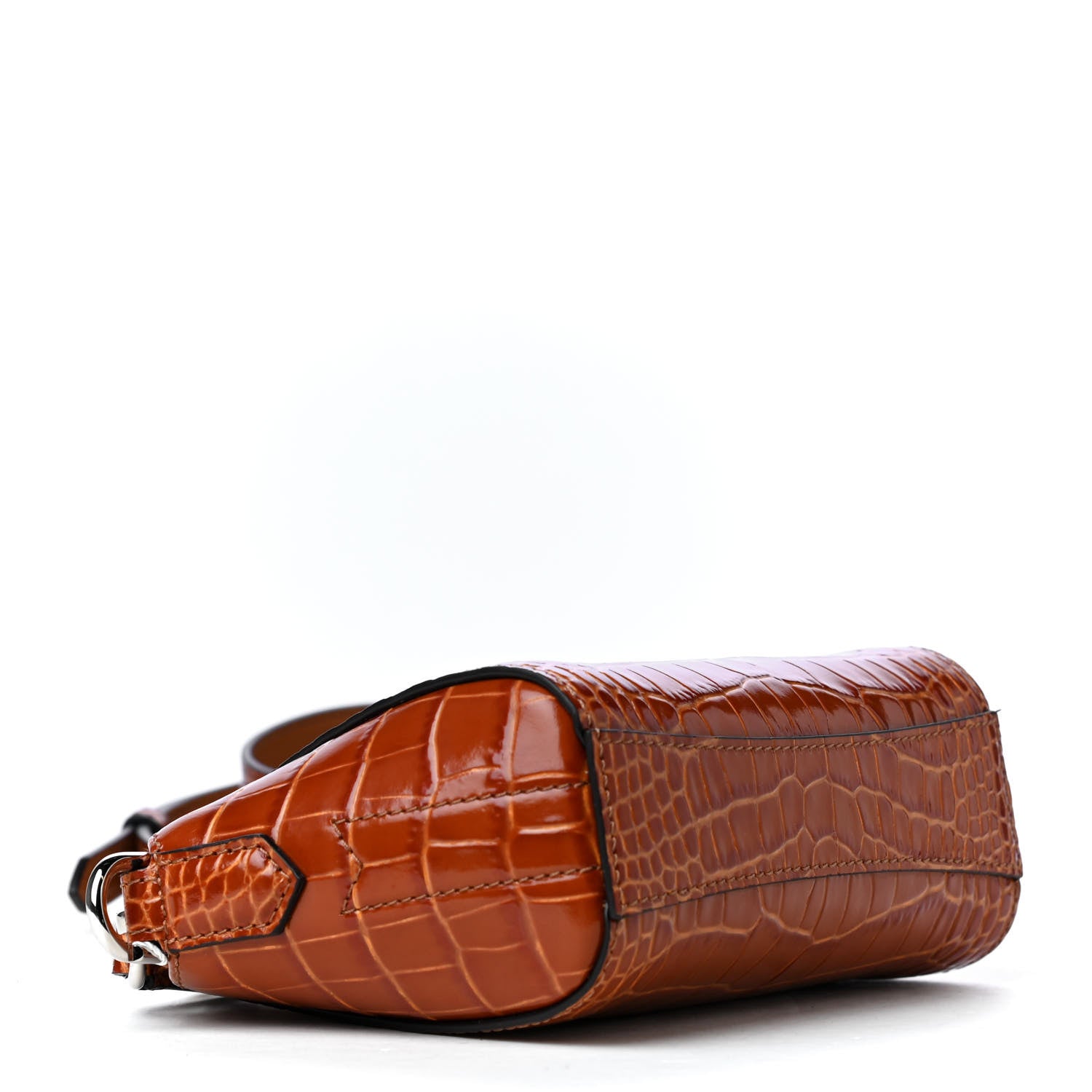 Givenchy Calfskin Crocodile Embossed Nano Antigona Tan 3 of 4