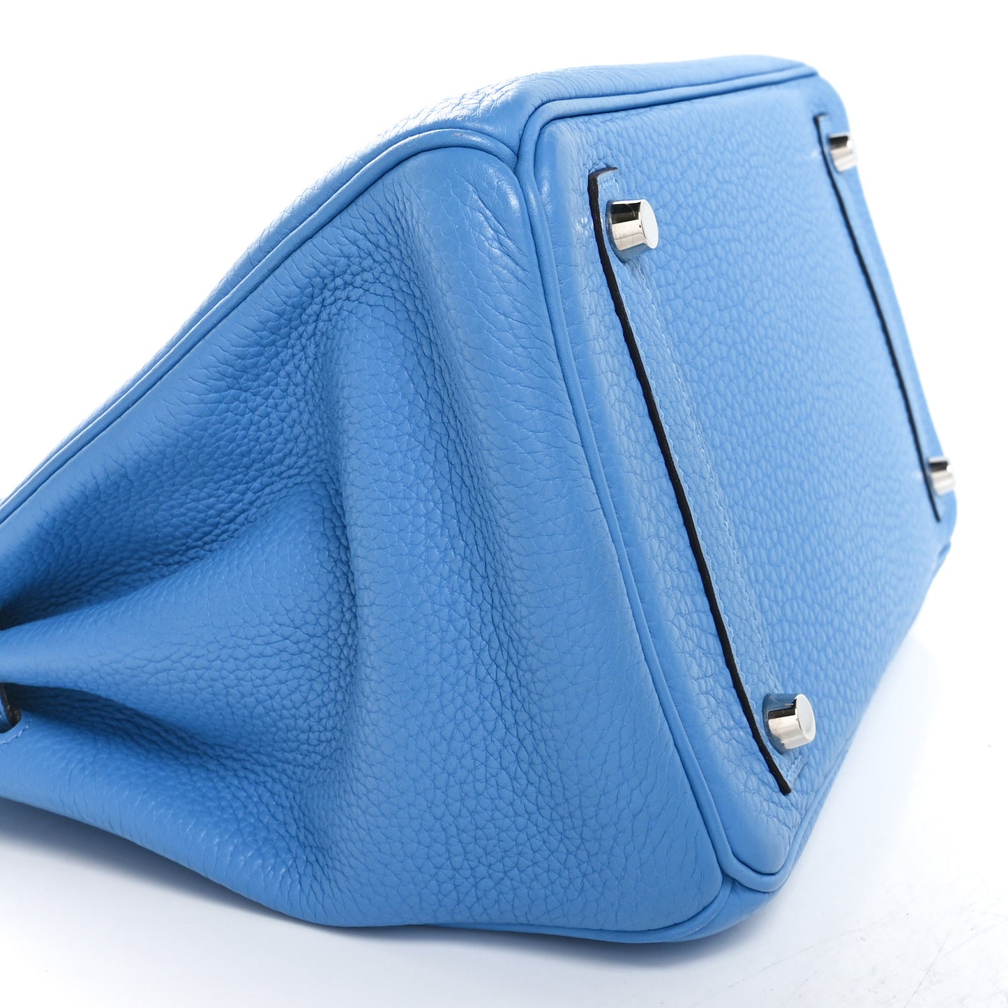 Taurillon Clemence Birkin 30 Bleu Paradis