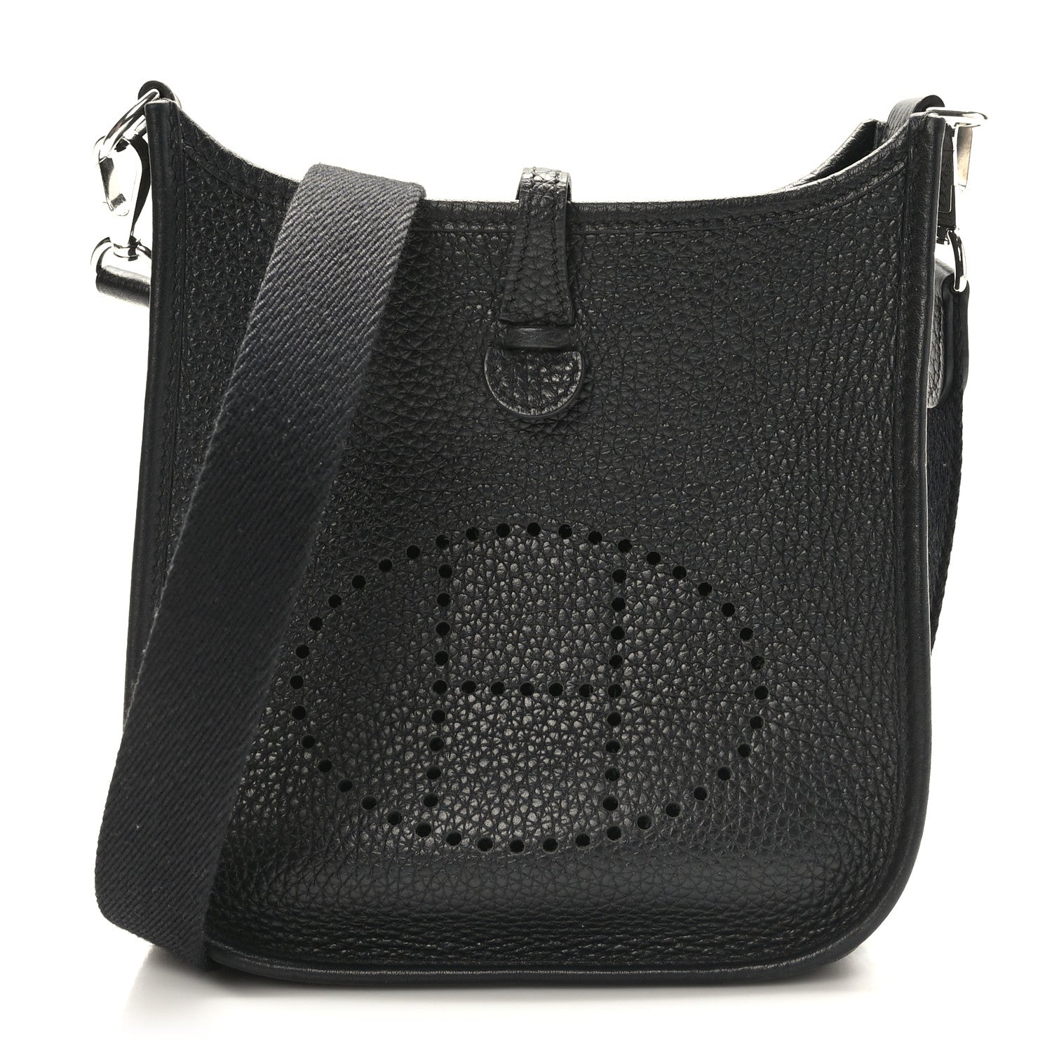Hermes Taurillon Clemence Evelyne TPM Black 1 of 10