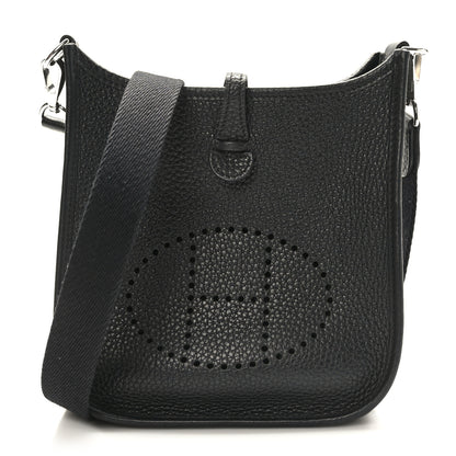 Hermes Taurillon Clemence Evelyne TPM Black 1 of 10