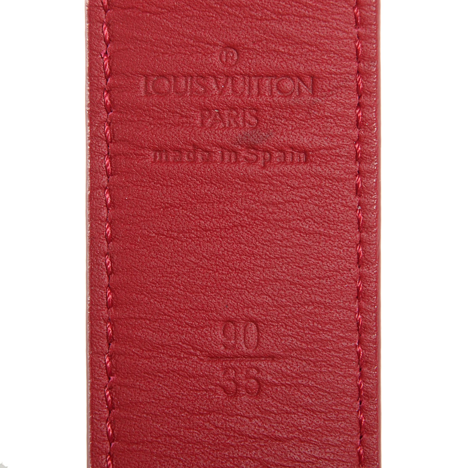 Louis Vuitton Monogram Multicolor LV Cut Reversible Belt 90 36 White 5 of 8