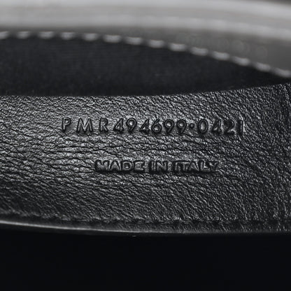 Saint Laurent Calfskin Y Quilted Monogram Small Loulou Chain Satchel Storm 7 of 10