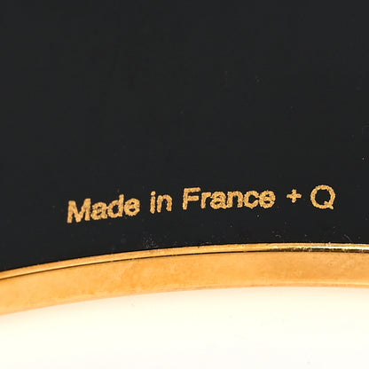 Hermes Enamel Printed Colliers de Chiens Wide Bracelet 65 5 of 5