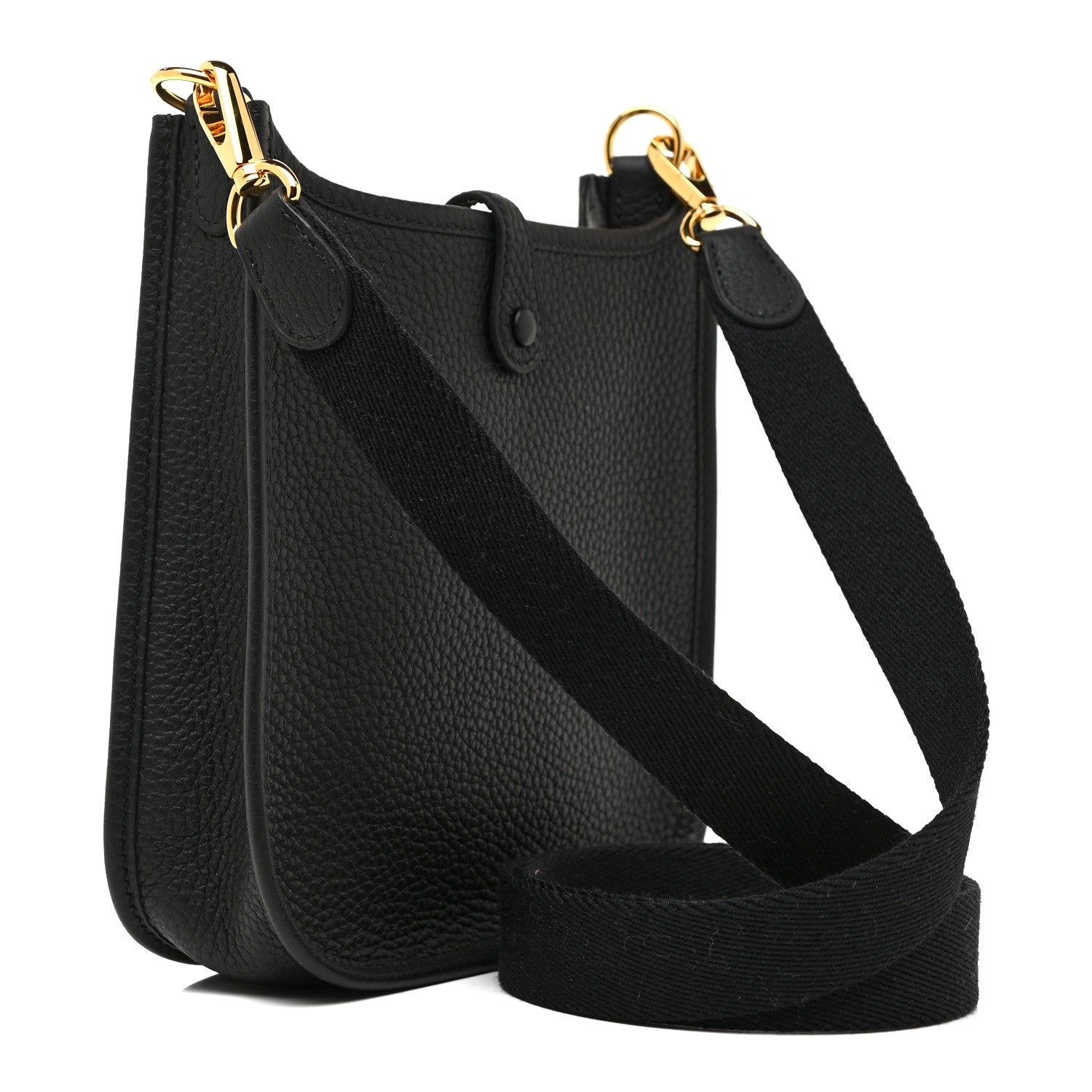 Hermes Taurillon Clemence Evelyne TPM Black 3 of 11