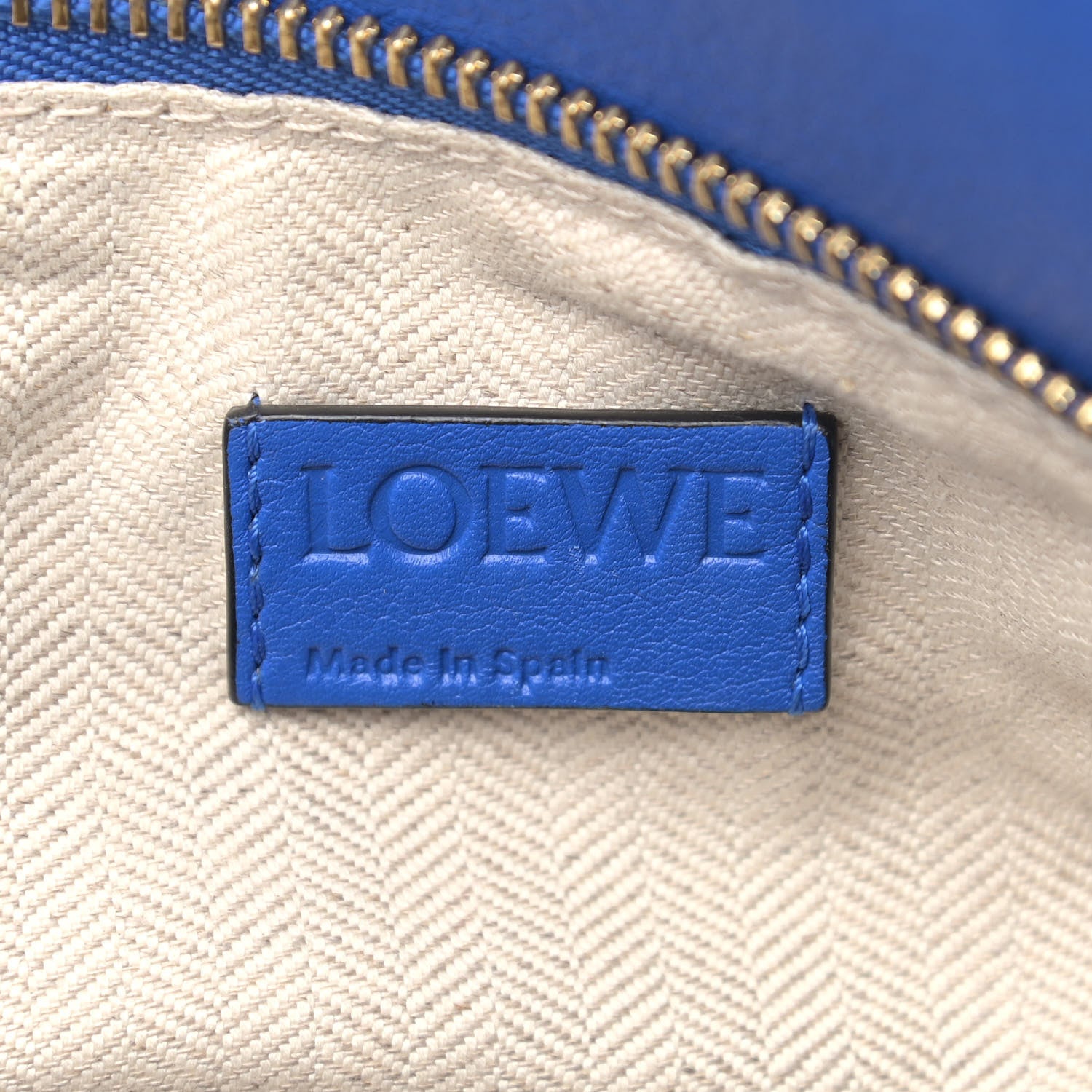 Loewe Calfskin Medium Puzzle Bag Electric Blue 6 of 13