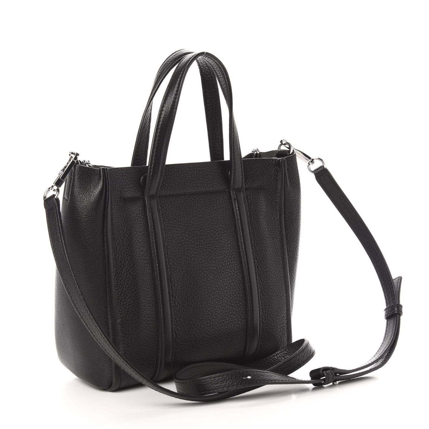 Grained Calfskin The Tag 21 Tote Black