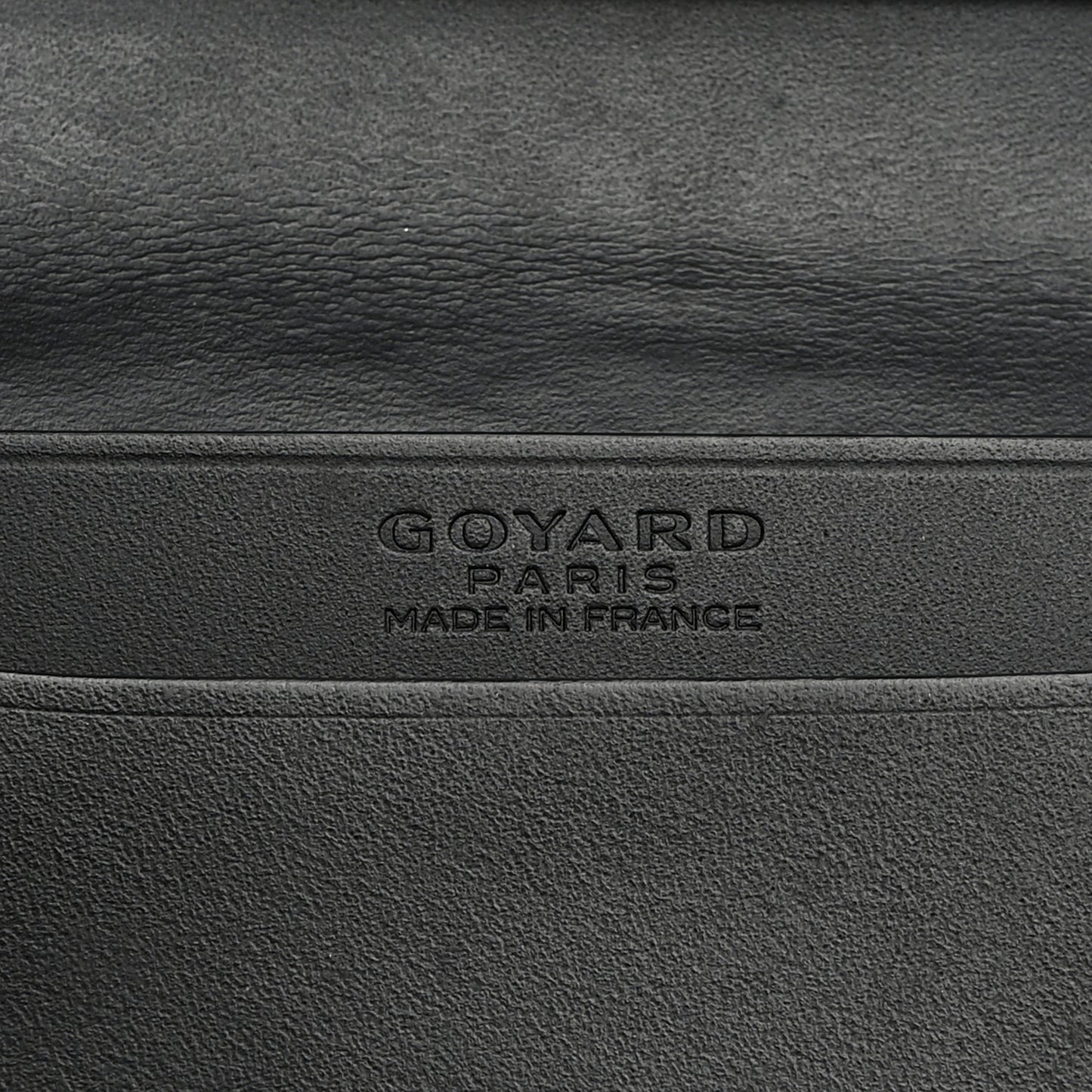 Goyardine Business Card Holder Black