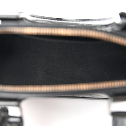Louis Vuitton Vernis Alma BB Noir Magnetique 5 of 10