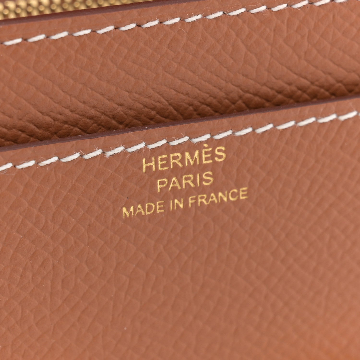 Hermes Epsom Constance Long Wallet To Go Gold 6 of 11