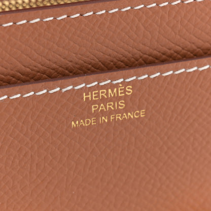 Hermes Epsom Constance Long Wallet To Go Gold 6 of 11