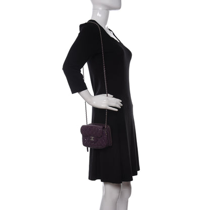 Chanel Patent Brilliant Mini Flap WOC Bag Violet 2 of 12